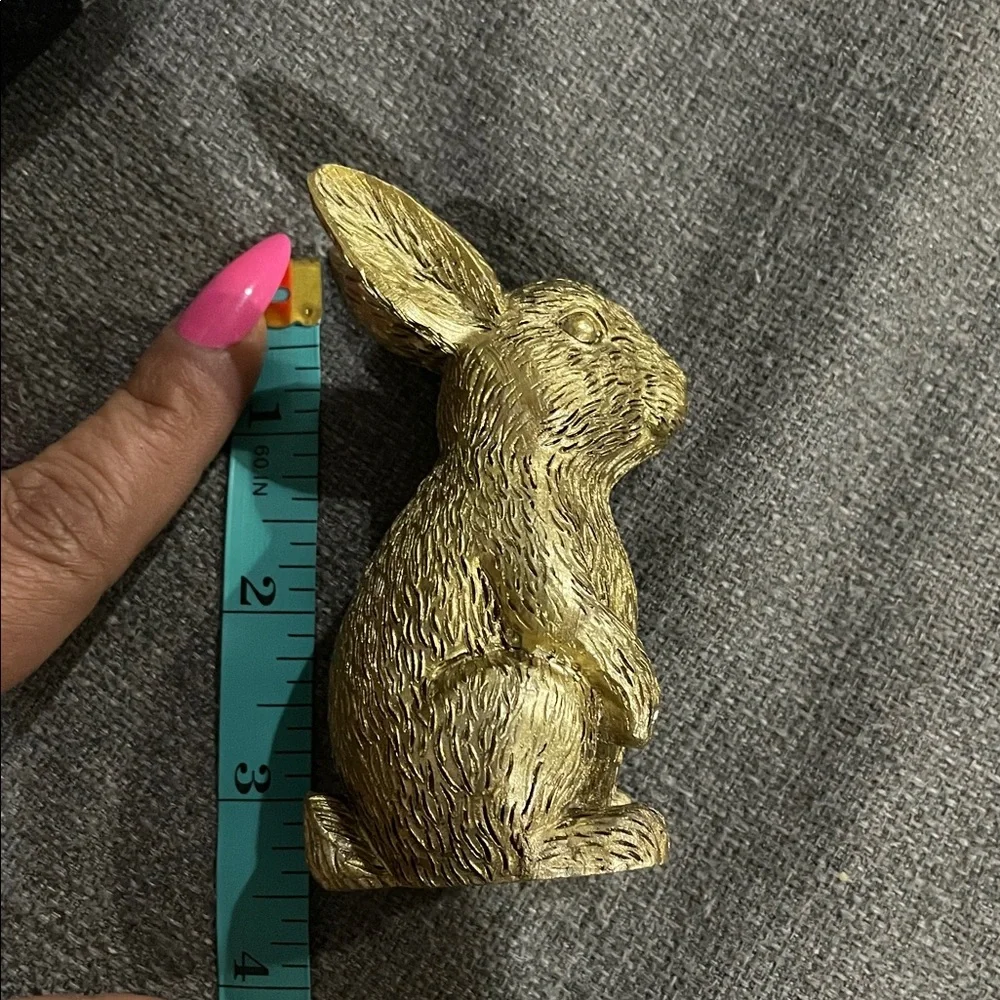 Target bullseye playground Gold Resin Bunny Easter Spring Decor 2026 Set of 2